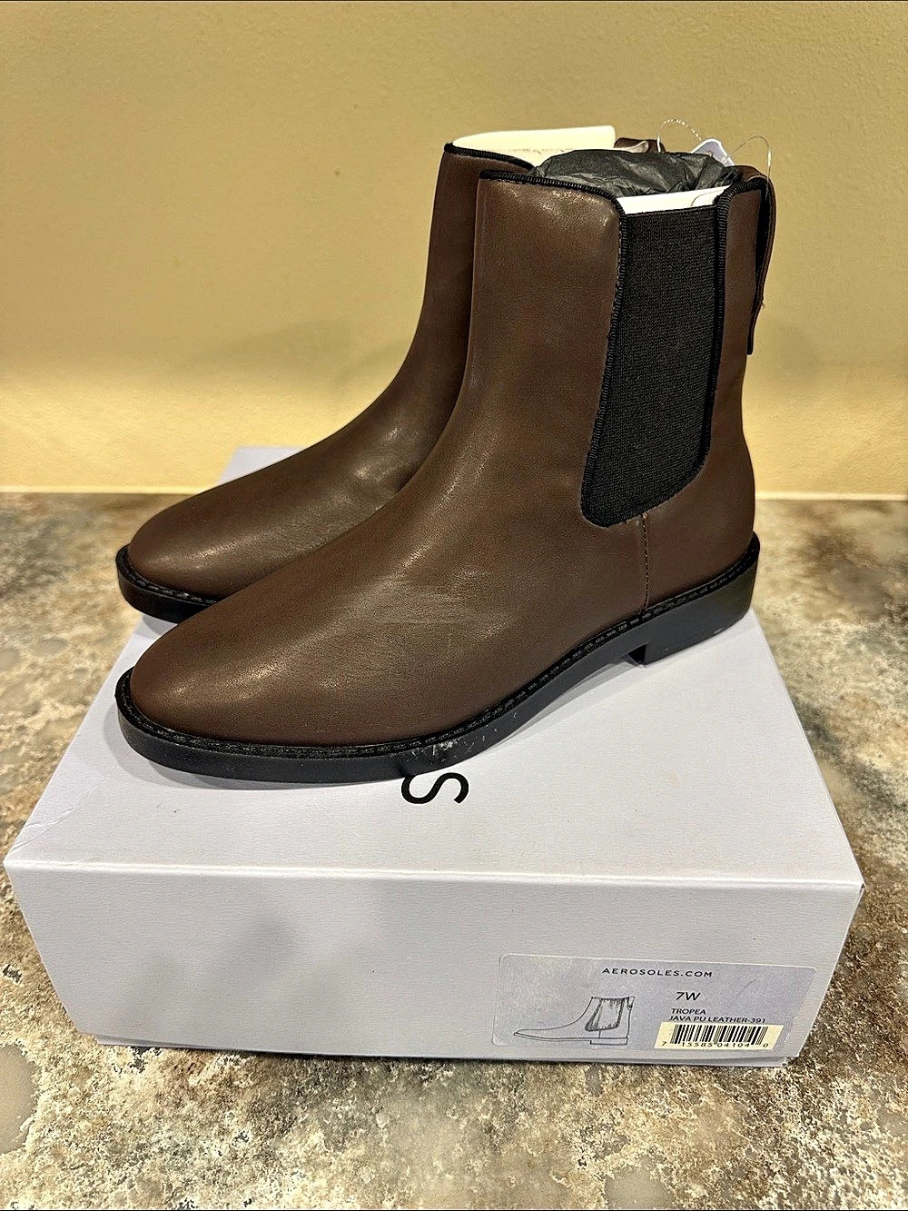 Aerosoles Tropea Chelsea Boot Brown Ankle Boots